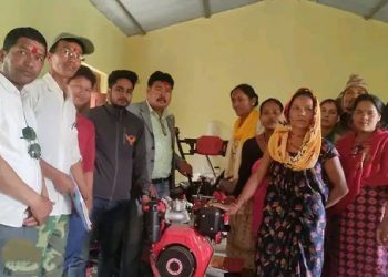कृषि ज्ञान केन्द्र डडेल्धुराद्वारा आलितालका किसानलाई कृषि यन्त्र वितरण