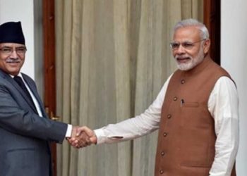 प्रचण्डलाई बधाई दिँदै मोदीले भने- मिलेर काम गर्न तयार छु