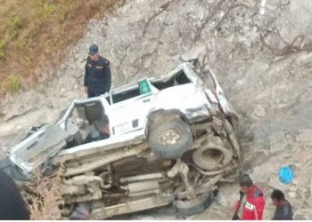 नुवाकोटमा जिप दुर्घटना हुँदा २ को मृत्यु ९ जना घाइते