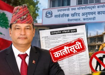गगन कांग्रेस डडेल्धुरा नेता साँउदको कम्पनी फेरि कालोसूचीमा, यसपटक ३ वर्षको प्रतिबन्ध!
